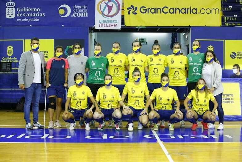 Formación habitual del Teldeportivo/TA.